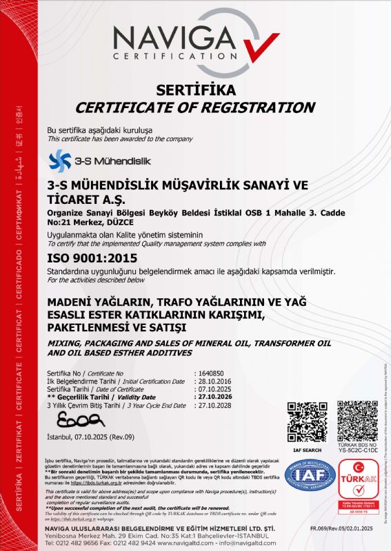 Certificates
