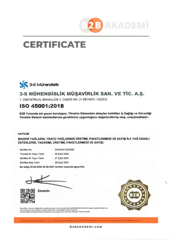 Certificates